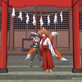 kitsune loli bonding time  oc commission  by batusawa-d918obb