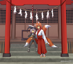 kitsune loli bonding time  oc commission  by batusawa-d918obb